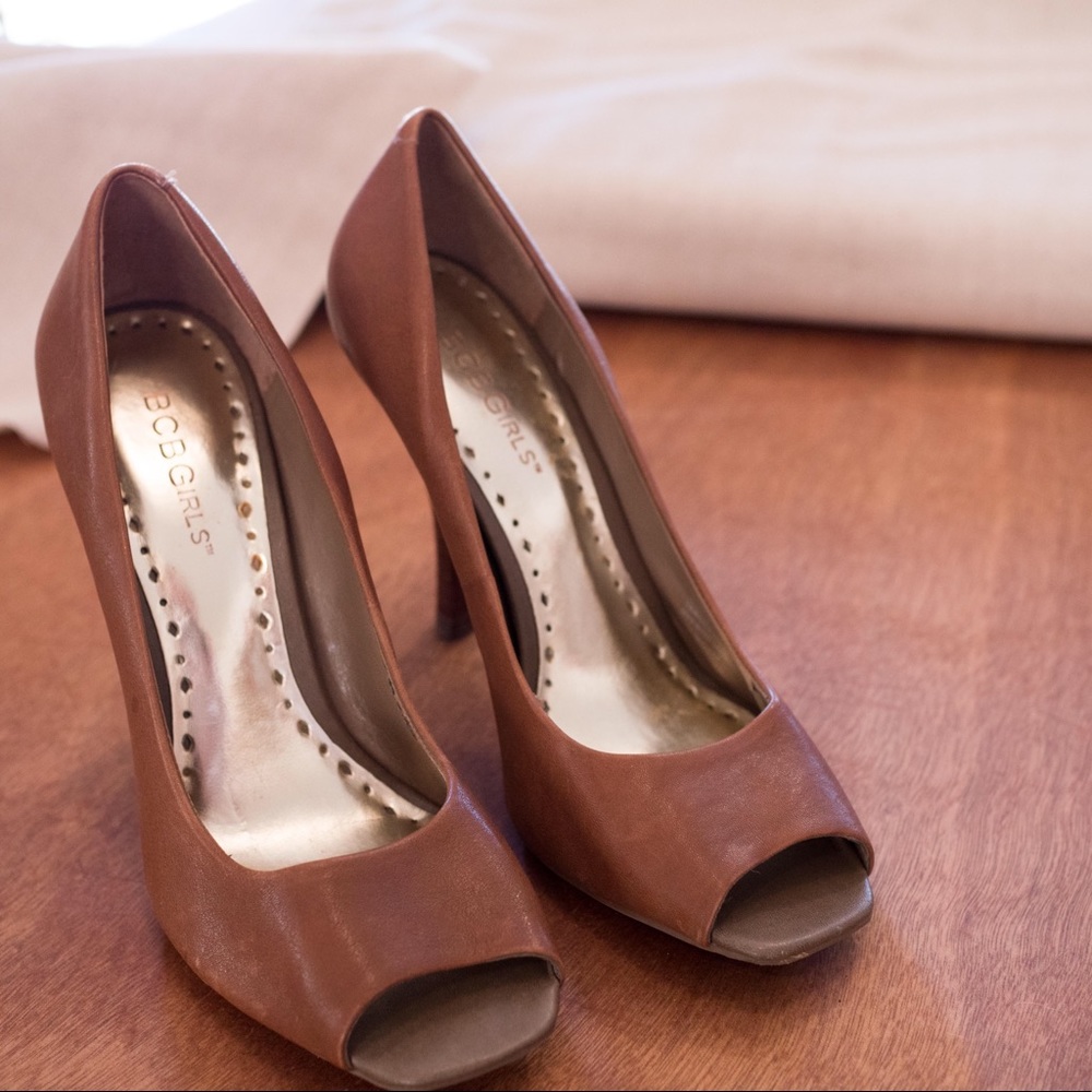 BCBGirls leather heels